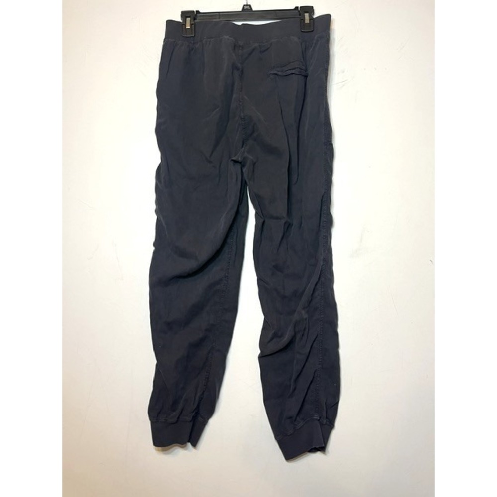 Faherty Arlie Day‎ Joggers Charcoal Gray Linen Tencel Blend Pants Womens Large
